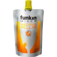 Funkin Single Serve Mixer - White Peach Bellini 120g Pouch