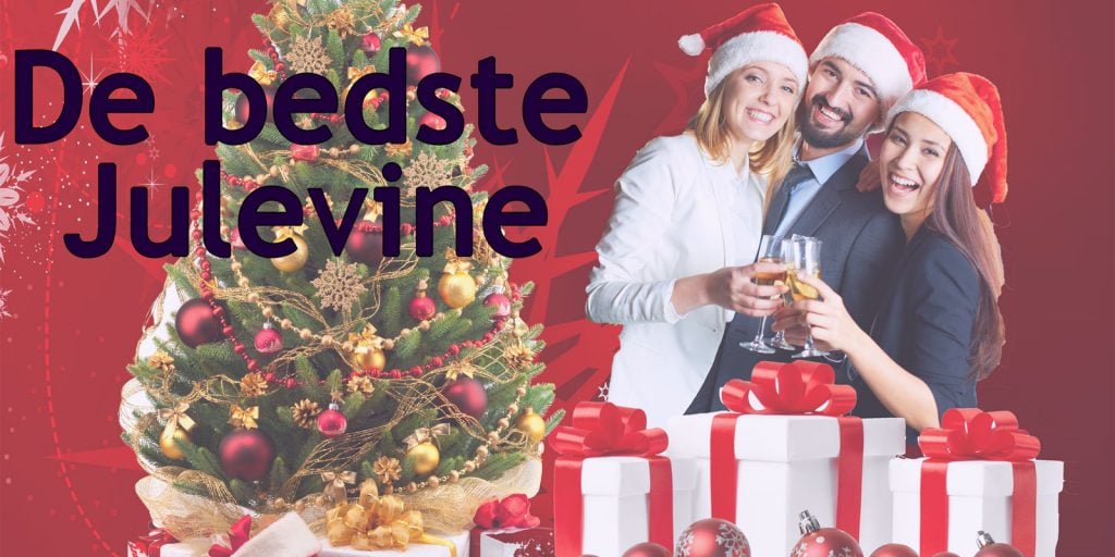 De bedste vine til juledagene